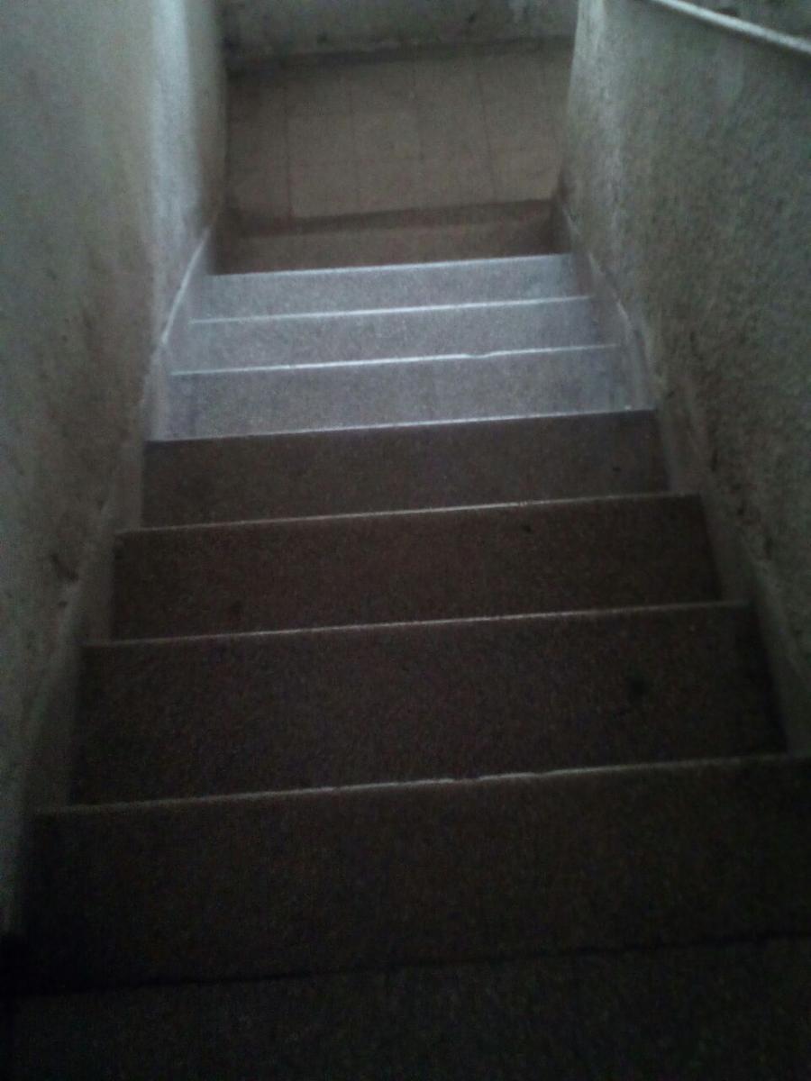 חלק מהמדגרות. שלי מימון מתקשה לעלות עם בנה (צילום סלולארי)